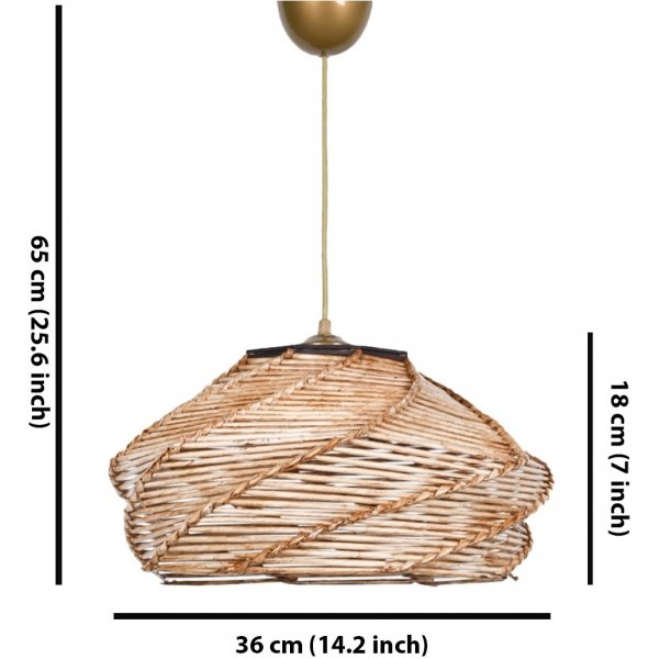 Ovale taklampa - Camel