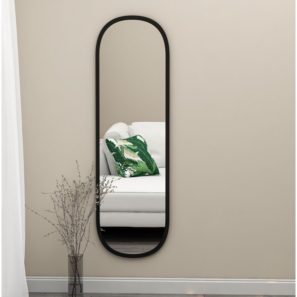 Miroir mural Magnum - Noir