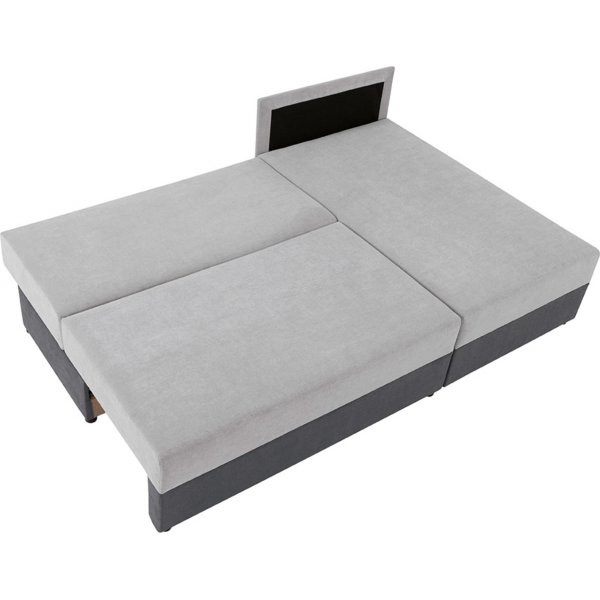 Canapé-lit déchiré - Gris Canapé-lit déchiré - Gris