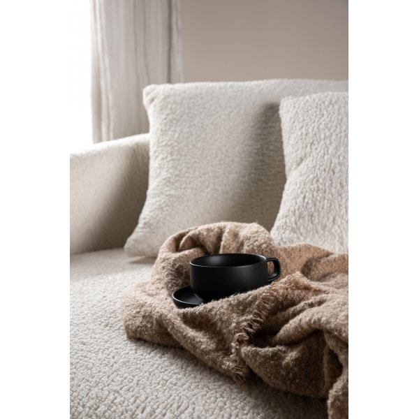 Canap 2 places Kelso - Teddy blanc