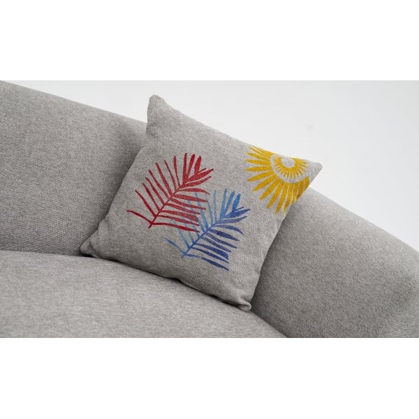 Linden divansoffa v�nster - Ljusgr�