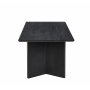Crossby matbord 180x90 cm - Svartbetsad ek Crossby matbord 180x90 cm - Svartbetsad ek