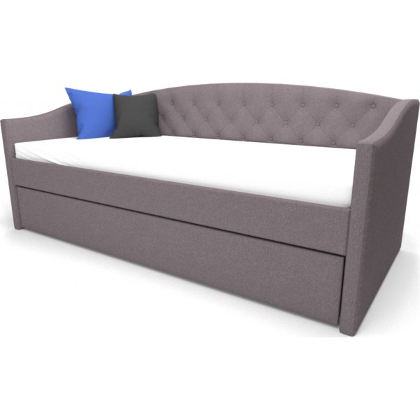 Alessia bed 90 cm - Grijs