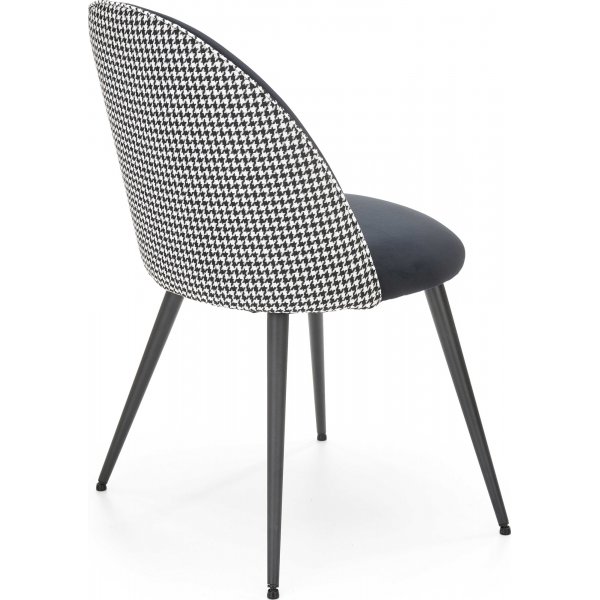 Cadeira matstol 478 - Svart/vit Cadeira matstol 478 - Svart/vit