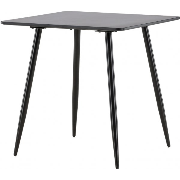 Polar matbord 75 x 75 cm - Svart