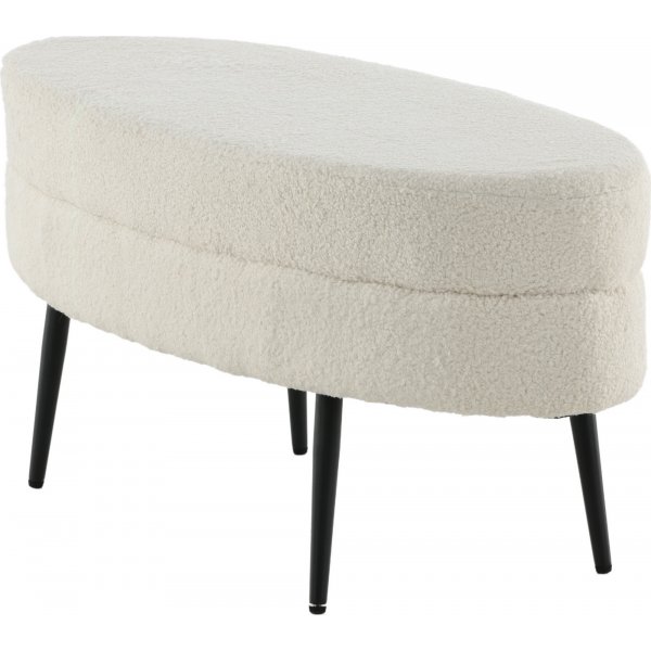Rino sittpuff - Vit teddy Rino sittpuff - Vit teddy