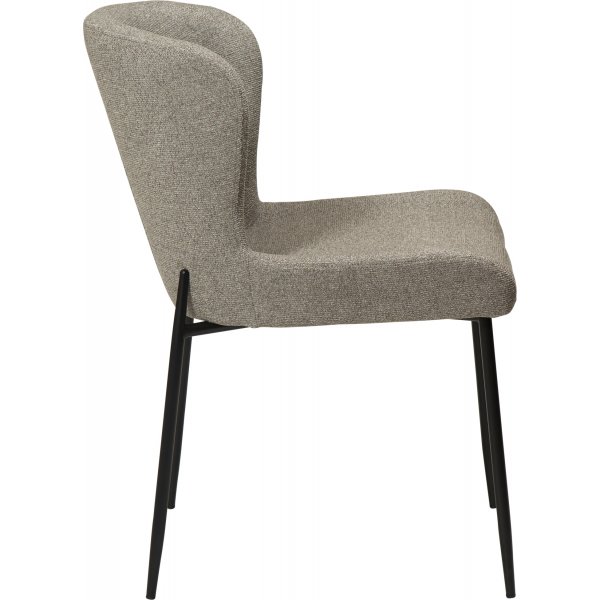 Chaise de salle à manger Glam - Boucle marron Chaise de salle à manger Glam - Boucle marron