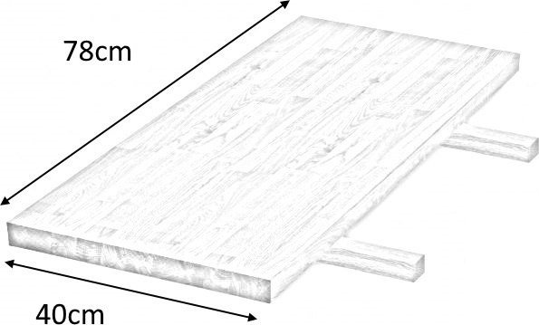 Plateau de table supplmentaire Gambon - Chne