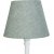 Grovlinne lampskrm 35/27 | H25 cm - Grn