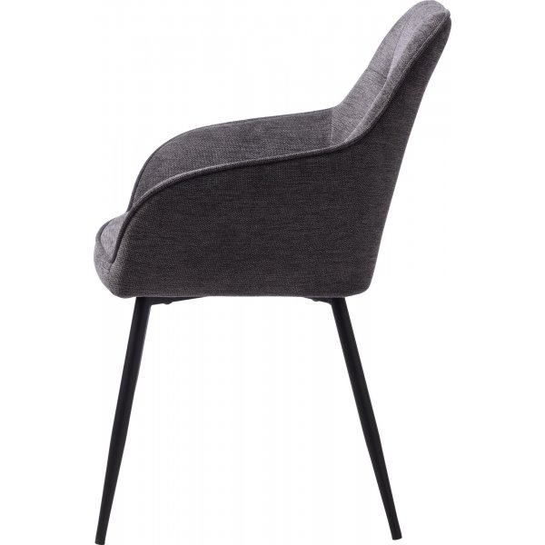 Fauteuil Casco - Gris foncé Fauteuil Casco - Gris foncé