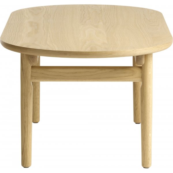Table basse ovale Bubble en chêne huilé 130x70 cm Table basse ovale Bubble en chêne huilé 130x70 cm
