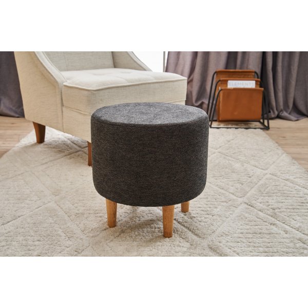 Pouf Findik - Anthracite/cuivre Pouf Findik - Anthracite/cuivre