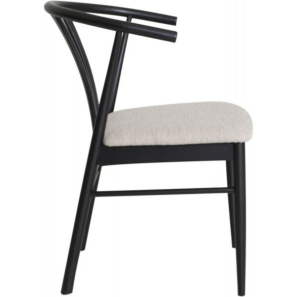 Aron stol - Svart / beige Aron stol - Svart / beige