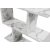 Table d\\\'appoint Life 60 x 20 cm - Blanc/noir