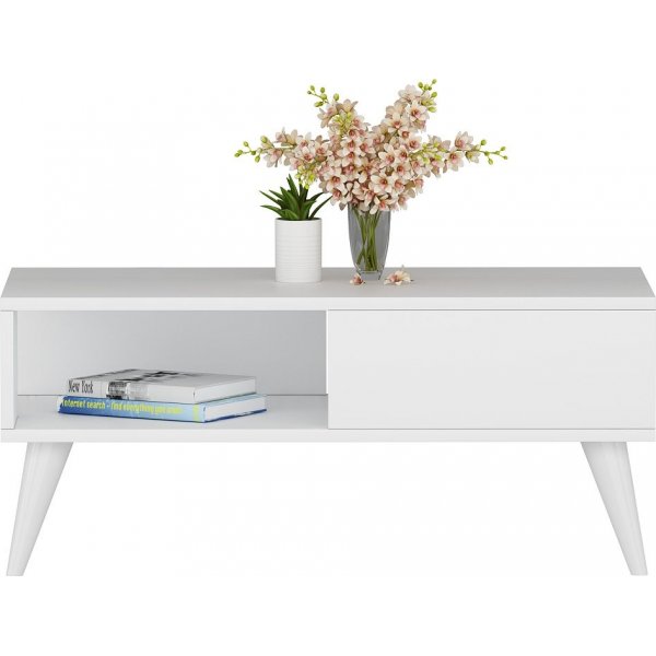 Saul soffbord 90 x 45 cm - Vit Saul soffbord 90 x 45 cm - Vit