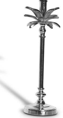 Palmblad Bordslampa H39 cm - Silver
