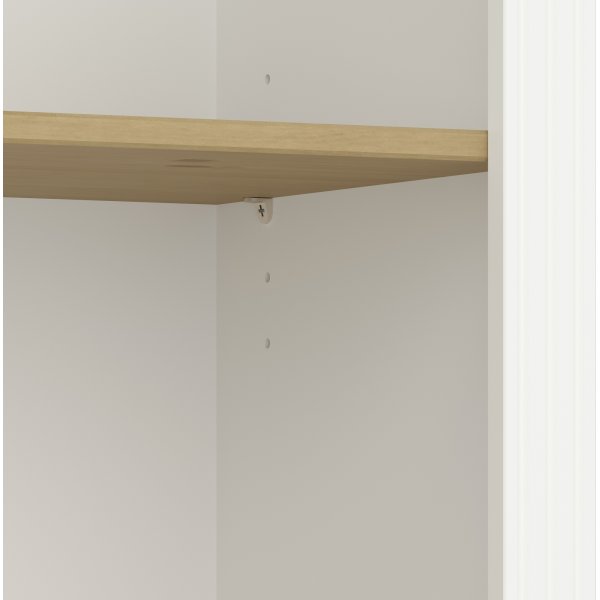 Nola bokhylla - Vit/beige Nola bokhylla - Vit/beige