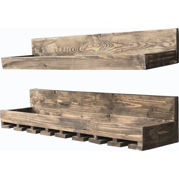 Rafa wandplank 124 - Walnoot