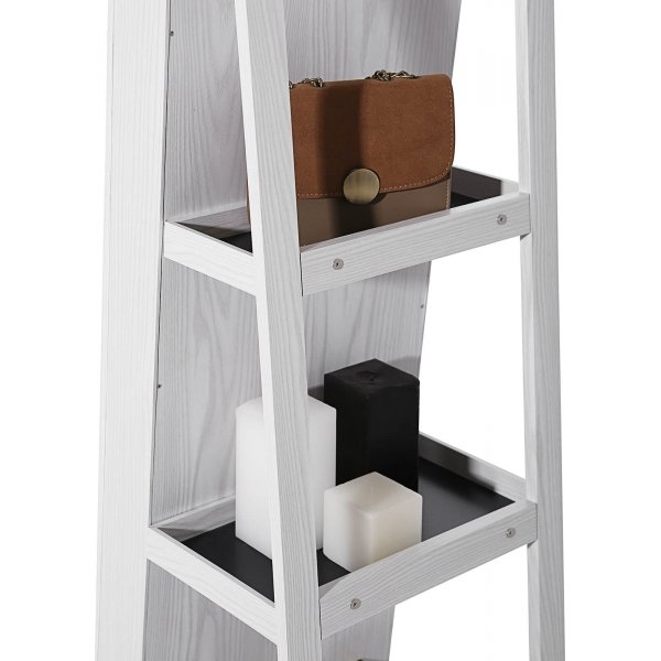 Robijnwit juwelenkastje met spiegel