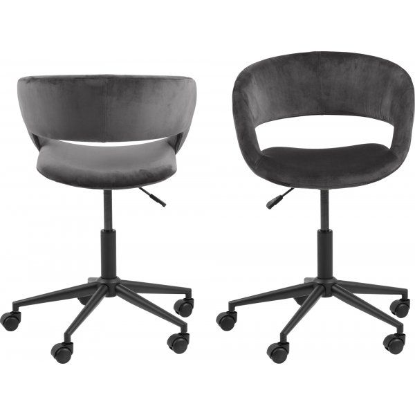 Chaise de bureau Grace - Gris