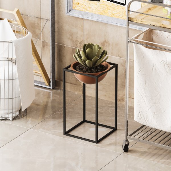 Pot Plato 22 - Noir/cuivre