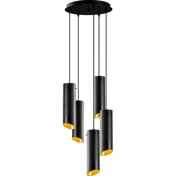 Sivani plafondlamp 981 - Zwart/geel