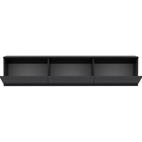 Meuble TV Neon avec clairage LED - Anthracite