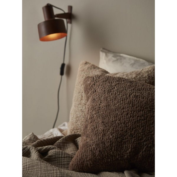 Dolly kussenhoes 45 x 45 cm - Nougat