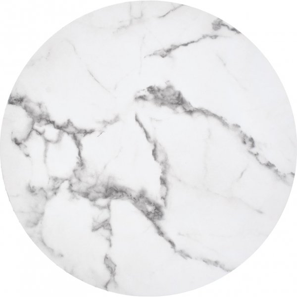 Grande table basse Ø56 cm - Marbre blanc/noir Grande table basse Ø56 cm - Marbre blanc/noir