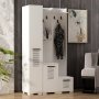 Asimo kleerhanger 100 x 44,6 x 183 cm - Wit