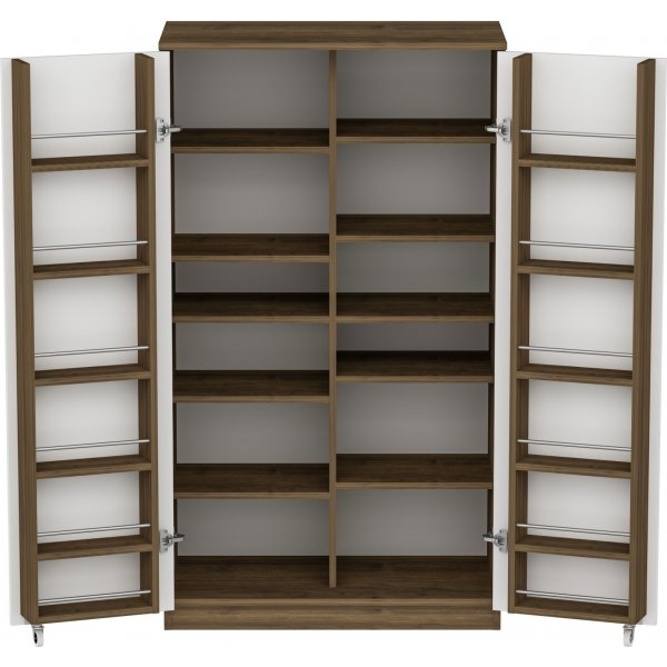 Paose garderob - Valnöt/vit Paose garderob - Valnöt/vit