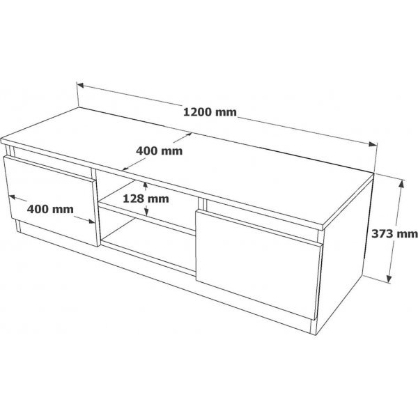 Silva TV-bänk - Felt Silva TV-bänk - Felt