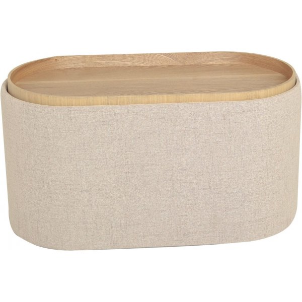Pouf Maiko ovale - Beige