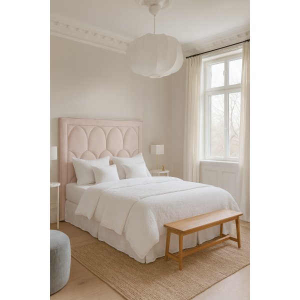 Bianca snggavel 180 cm - Grbeige (Sammet)