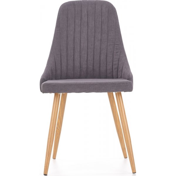Chaise Jeremy - Gris Foncé & Aspect Chêne Chaise Jeremy - Gris Foncé & Aspect Chêne