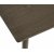 Table Yuma en chne fum - 150x90 cm