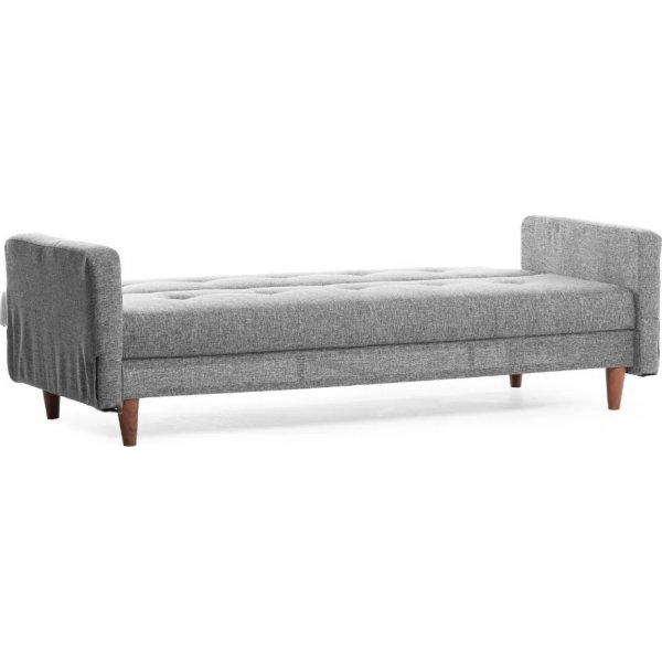 Canapé convertible 3 places Hiko Gris clair Canapé convertible 3 places Hiko Gris clair