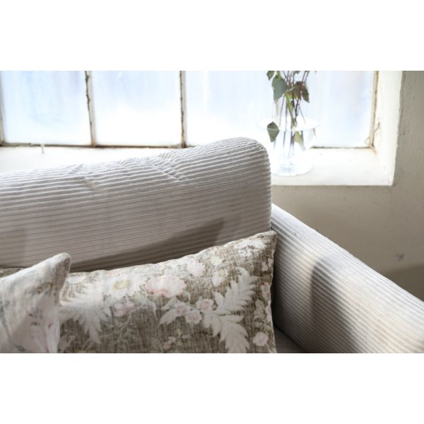 Soffa 3-sits i beige manchester - 262 cm bred Soffa 3-sits i beige manchester - 262 cm bred