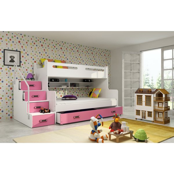 Max vningssng med frvaringslda 120 x 200 cm - Valfri frg