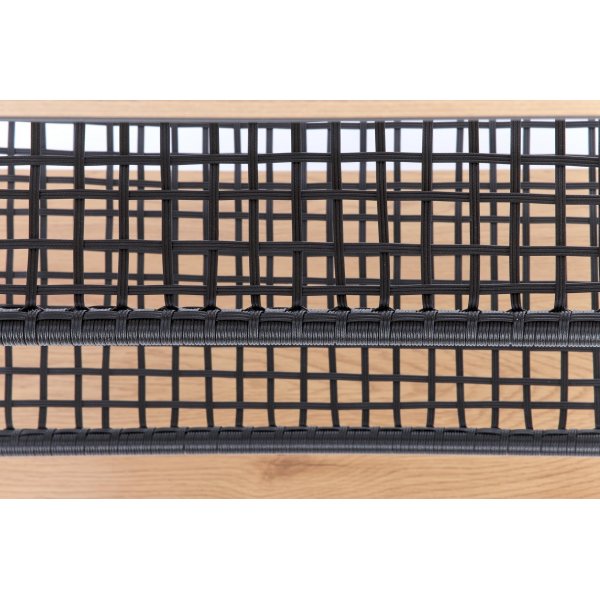 Bibliothque Wadi - Chne/noir