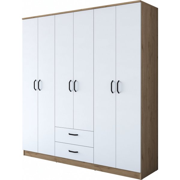 Armoire Baden 15 - Noyer/blanc Armoire Baden 15 - Noyer/blanc