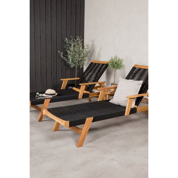 Little John loungegrupp - Svart/Natur Little John loungegrupp - Svart/Natur