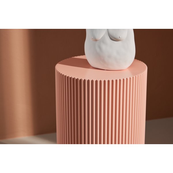 Lenox sidobord Ø30,5 cm - Peach Lenox sidobord Ø30,5 cm - Peach