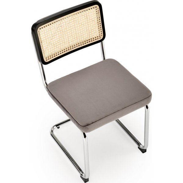 Chaise de salle à manger Cadeira 504 - Noir/gris Chaise de salle à manger Cadeira 504 - Noir/gris