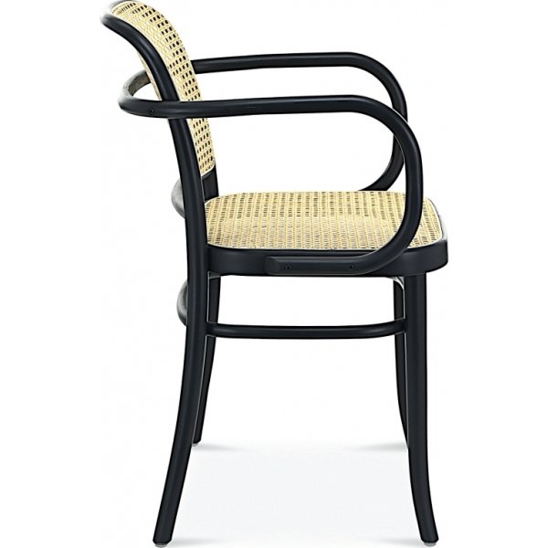 Chaise à cadre No 811 avec dossier et assise en rotin - N\\\'importe quelle couleur sur le cadre Chaise à cadre No 811 avec dossier et assise en rotin - N\\\'importe quelle couleur sur le cadre