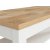 Table basse Dreviso 130 x 60 cm - Chne Westminster/blanc