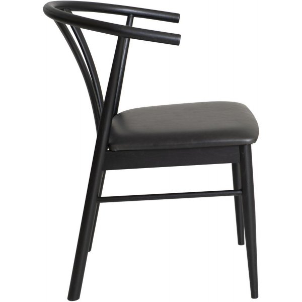 Chaise Aron - PU noir Chaise Aron - PU noir