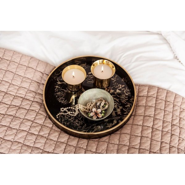 Dekorbricka Brilliant liten – Guld/svart Dekorbricka Brilliant liten – Guld/svart