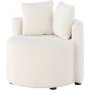 Kelso 2-sits barnsoffa - Vit teddy