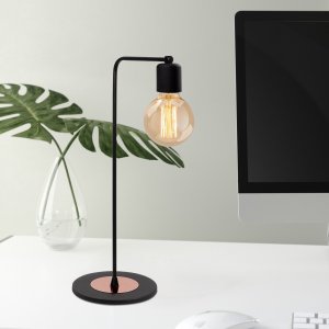 Lampe de table Harput - Noir/cuivre